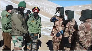 | Photo: PTI : China Draws Down PLA Forces Along LAC, But India Keeps Its Guard Up: Defence Ministry Report